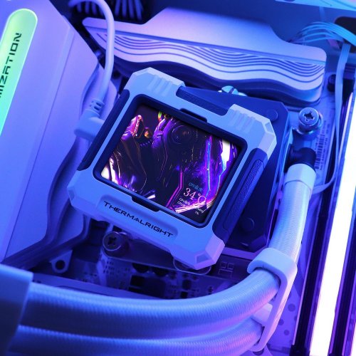 Готова СВО Thermalright Frozen Warframe 280 ARGB White купити з перевіркою сумісності: огляд, характеристики, ціна у Києві, Львові, Вінниці, Хмельницькому, Івано-Франківську, Україні | інтернет-магазин TELEMART.UA фото