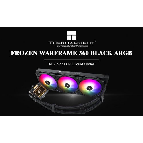Купить Готовая СВО Thermalright Frozen Warframe 360 ARGB Black с проверкой совместимости: обзор, характеристики, цена в Киеве, Днепре, Одессе, Харькове, Украине | интернет-магазин TELEMART.UA фото