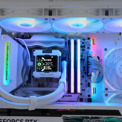 Купить Готовая СВО Thermalright Frozen Warframe 360 ARGB White с проверкой совместимости: обзор, характеристики, цена в Киеве, Днепре, Одессе, Харькове, Украине | интернет-магазин TELEMART.UA фото