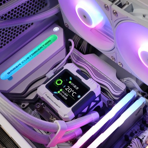 Купить Готовая СВО Thermalright Frozen Warframe 360 ARGB White с проверкой совместимости: обзор, характеристики, цена в Киеве, Днепре, Одессе, Харькове, Украине | интернет-магазин TELEMART.UA фото