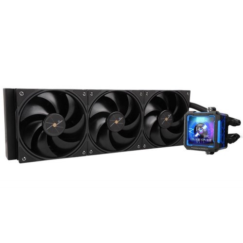Готова СВО Thermalright Frozen Warframe Pro 360 Black купити з перевіркою сумісності: огляд, характеристики, ціна у Києві, Львові, Вінниці, Хмельницькому, Івано-Франківську, Україні | інтернет-магазин TELEMART.UA фото