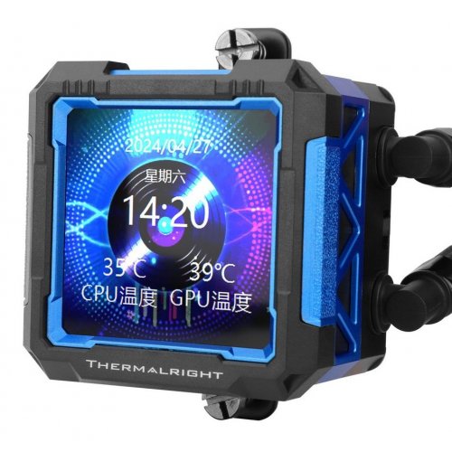 Готова СВО Thermalright Frozen Warframe Pro 360 Black купити з перевіркою сумісності: огляд, характеристики, ціна у Києві, Львові, Вінниці, Хмельницькому, Івано-Франківську, Україні | інтернет-магазин TELEMART.UA фото