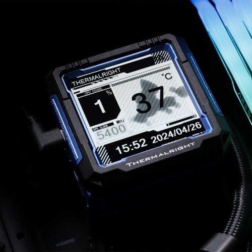 Готова СВО Thermalright Frozen Warframe Pro 360 Black купити з перевіркою сумісності: огляд, характеристики, ціна у Києві, Львові, Вінниці, Хмельницькому, Івано-Франківську, Україні | інтернет-магазин TELEMART.UA фото