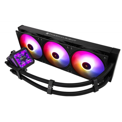 Готова СВО Thermalright Frozen Warframe Pro 360 ARGB Black купити з перевіркою сумісності: огляд, характеристики, ціна у Києві, Львові, Вінниці, Хмельницькому, Івано-Франківську, Україні | інтернет-магазин TELEMART.UA фото