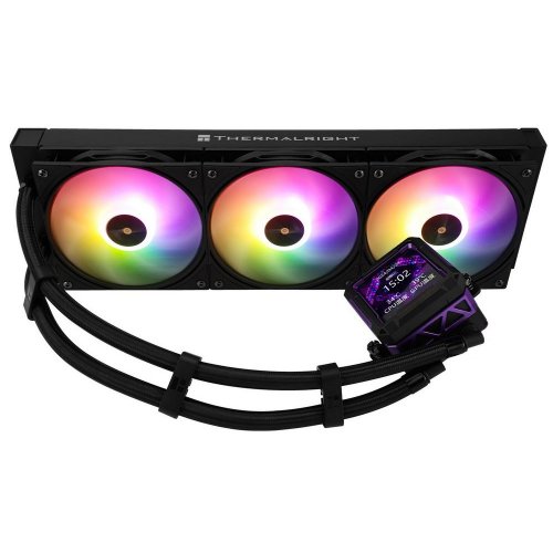 Готова СВО Thermalright Frozen Warframe Pro 360 ARGB Black купити з перевіркою сумісності: огляд, характеристики, ціна у Києві, Львові, Вінниці, Хмельницькому, Івано-Франківську, Україні | інтернет-магазин TELEMART.UA фото