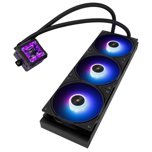 Готова СВО Thermalright Frozen Warframe Pro 360 ARGB Black купити з перевіркою сумісності: огляд, характеристики, ціна у Києві, Львові, Вінниці, Хмельницькому, Івано-Франківську, Україні | інтернет-магазин TELEMART.UA фото