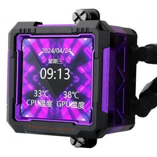 Готова СВО Thermalright Frozen Warframe Pro 360 ARGB Black купити з перевіркою сумісності: огляд, характеристики, ціна у Києві, Львові, Вінниці, Хмельницькому, Івано-Франківську, Україні | інтернет-магазин TELEMART.UA фото