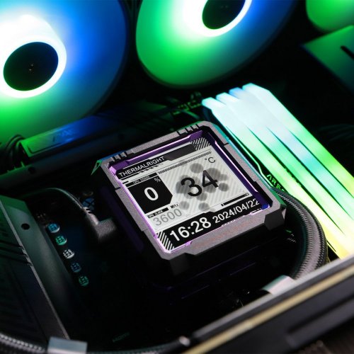 Готова СВО Thermalright Frozen Warframe Pro 360 ARGB Black купити з перевіркою сумісності: огляд, характеристики, ціна у Києві, Львові, Вінниці, Хмельницькому, Івано-Франківську, Україні | інтернет-магазин TELEMART.UA фото