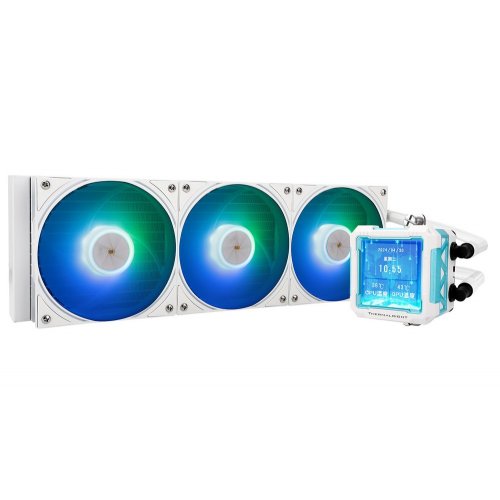 Готова СВО Thermalright Frozen Warframe Pro 360 ARGB White купити з перевіркою сумісності: огляд, характеристики, ціна у Києві, Львові, Вінниці, Хмельницькому, Івано-Франківську, Україні | інтернет-магазин TELEMART.UA фото
