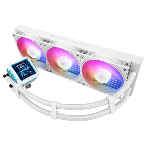 Готова СВО Thermalright Frozen Warframe Pro 360 ARGB White купити з перевіркою сумісності: огляд, характеристики, ціна у Києві, Львові, Вінниці, Хмельницькому, Івано-Франківську, Україні | інтернет-магазин TELEMART.UA фото