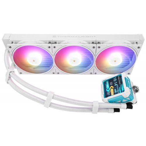 Готова СВО Thermalright Frozen Warframe Pro 360 ARGB White купити з перевіркою сумісності: огляд, характеристики, ціна у Києві, Львові, Вінниці, Хмельницькому, Івано-Франківську, Україні | інтернет-магазин TELEMART.UA фото