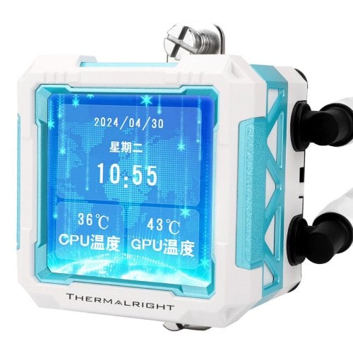 Готова СВО Thermalright Frozen Warframe Pro 360 ARGB White купити з перевіркою сумісності: огляд, характеристики, ціна у Києві, Львові, Вінниці, Хмельницькому, Івано-Франківську, Україні | інтернет-магазин TELEMART.UA фото