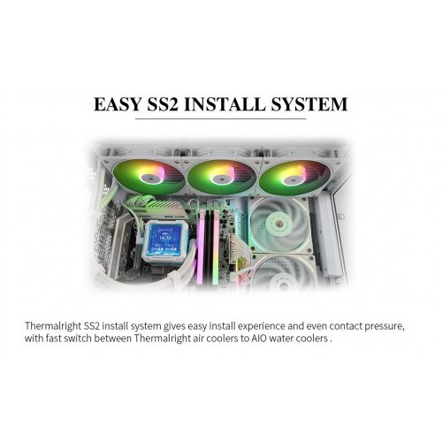 Готова СВО Thermalright Frozen Warframe Pro 360 ARGB White купити з перевіркою сумісності: огляд, характеристики, ціна у Києві, Львові, Вінниці, Хмельницькому, Івано-Франківську, Україні | інтернет-магазин TELEMART.UA фото