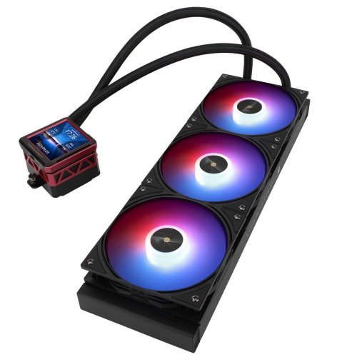 Готова СВО Thermalright Frozen Warframe 360 Ultra ARGB Black купити з перевіркою сумісності: огляд, характеристики, ціна у Києві, Львові, Вінниці, Хмельницькому, Івано-Франківську, Україні | інтернет-магазин TELEMART.UA фото