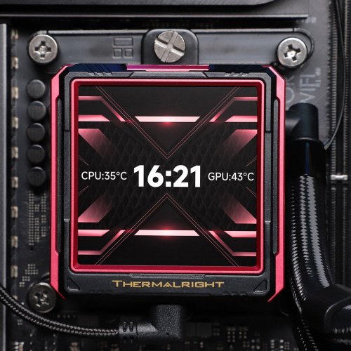 Готова СВО Thermalright Frozen Warframe 360 Ultra ARGB Black купити з перевіркою сумісності: огляд, характеристики, ціна у Києві, Львові, Вінниці, Хмельницькому, Івано-Франківську, Україні | інтернет-магазин TELEMART.UA фото