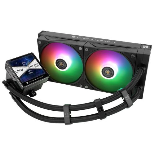Купить Готовая СВО Thermalright Grand Vision 240 ARGB Black с проверкой совместимости: обзор, характеристики, цена в Киеве, Днепре, Одессе, Харькове, Украине | интернет-магазин TELEMART.UA фото