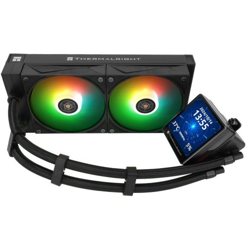 Купить Готовая СВО Thermalright Grand Vision 240 ARGB Black с проверкой совместимости: обзор, характеристики, цена в Киеве, Днепре, Одессе, Харькове, Украине | интернет-магазин TELEMART.UA фото