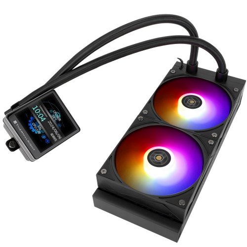 Купить Готовая СВО Thermalright Grand Vision 240 ARGB Black с проверкой совместимости: обзор, характеристики, цена в Киеве, Днепре, Одессе, Харькове, Украине | интернет-магазин TELEMART.UA фото