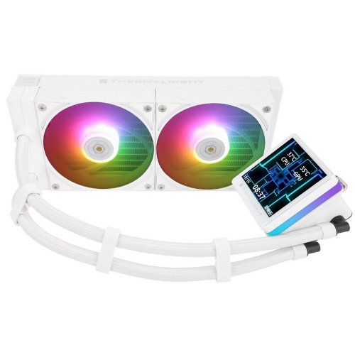 Готова СВО Thermalright Grand Vision 240 ARGB White купити з перевіркою сумісності: огляд, характеристики, ціна у Києві, Львові, Вінниці, Хмельницькому, Івано-Франківську, Україні | інтернет-магазин TELEMART.UA фото