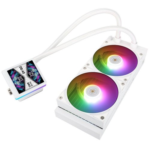 Готова СВО Thermalright Grand Vision 240 ARGB White купити з перевіркою сумісності: огляд, характеристики, ціна у Києві, Львові, Вінниці, Хмельницькому, Івано-Франківську, Україні | інтернет-магазин TELEMART.UA фото