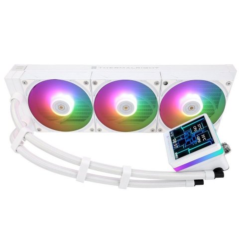 Готова СВО Thermalright Grand Vision 360 ARGB White купити з перевіркою сумісності: огляд, характеристики, ціна у Києві, Львові, Вінниці, Хмельницькому, Івано-Франківську, Україні | інтернет-магазин TELEMART.UA фото