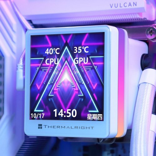 Готова СВО Thermalright Grand Vision 360 ARGB White купити з перевіркою сумісності: огляд, характеристики, ціна у Києві, Львові, Вінниці, Хмельницькому, Івано-Франківську, Україні | інтернет-магазин TELEMART.UA фото