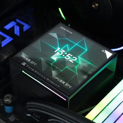 Купить Готовая СВО Thermalright Hyper Vision 360 ARGB Black с проверкой совместимости: обзор, характеристики, цена в Киеве, Днепре, Одессе, Харькове, Украине | интернет-магазин TELEMART.UA фото
