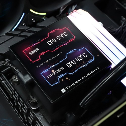 Купить Готовая СВО Thermalright Hyper Vision 360 ARGB Black с проверкой совместимости: обзор, характеристики, цена в Киеве, Днепре, Одессе, Харькове, Украине | интернет-магазин TELEMART.UA фото