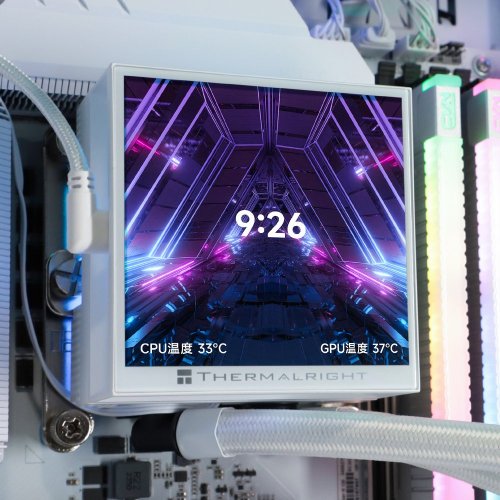 Купить Готовая СВО Thermalright Hyper Vision 360 UB ARGB White с проверкой совместимости: обзор, характеристики, цена в Киеве, Днепре, Одессе, Харькове, Украине | интернет-магазин TELEMART.UA фото