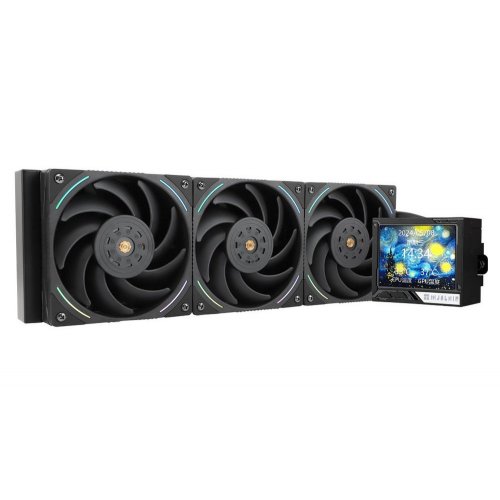 Готова СВО Thermalright Mjolnir Vision 360 ARGB Black купити з перевіркою сумісності: огляд, характеристики, ціна у Києві, Львові, Вінниці, Хмельницькому, Івано-Франківську, Україні | інтернет-магазин TELEMART.UA фото