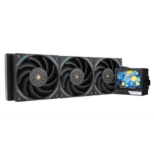 Готова СВО Thermalright Mjolnir Vision 360 ARGB Black купити з перевіркою сумісності: огляд, характеристики, ціна у Києві, Львові, Вінниці, Хмельницькому, Івано-Франківську, Україні | інтернет-магазин TELEMART.UA фото