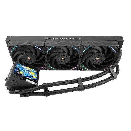 Готова СВО Thermalright Mjolnir Vision 360 ARGB Black купити з перевіркою сумісності: огляд, характеристики, ціна у Києві, Львові, Вінниці, Хмельницькому, Івано-Франківську, Україні | інтернет-магазин TELEMART.UA фото