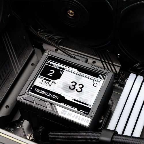 Готова СВО Thermalright Mjolnir Vision 360 ARGB Black купити з перевіркою сумісності: огляд, характеристики, ціна у Києві, Львові, Вінниці, Хмельницькому, Івано-Франківську, Україні | інтернет-магазин TELEMART.UA фото
