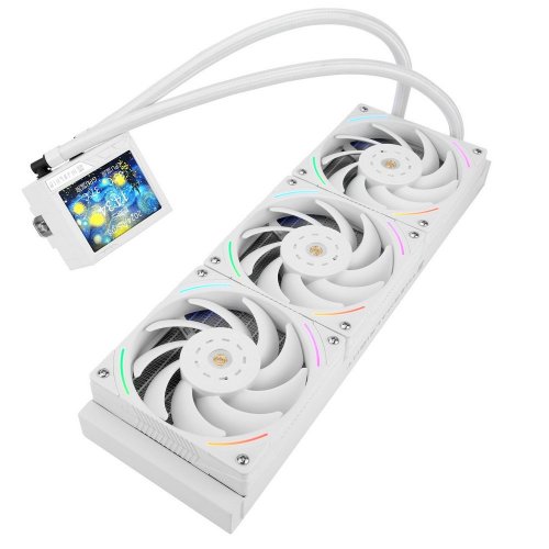 Готова СВО Thermalright Mjolnir Vision 360 ARGB White купити з перевіркою сумісності: огляд, характеристики, ціна у Києві, Львові, Вінниці, Хмельницькому, Івано-Франківську, Україні | інтернет-магазин TELEMART.UA фото