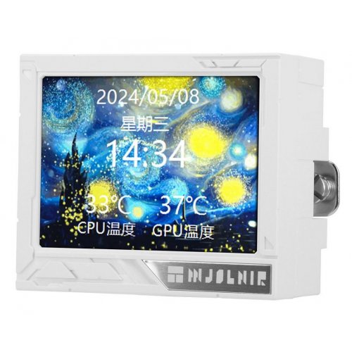 Готова СВО Thermalright Mjolnir Vision 360 ARGB White купити з перевіркою сумісності: огляд, характеристики, ціна у Києві, Львові, Вінниці, Хмельницькому, Івано-Франківську, Україні | інтернет-магазин TELEMART.UA фото