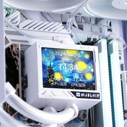 Готова СВО Thermalright Mjolnir Vision 360 ARGB White купити з перевіркою сумісності: огляд, характеристики, ціна у Києві, Львові, Вінниці, Хмельницькому, Івано-Франківську, Україні | інтернет-магазин TELEMART.UA фото
