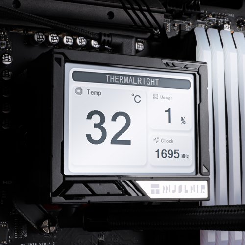 Готова СВО Thermalright Mjolnir Vision 360 X Black купити з перевіркою сумісності: огляд, характеристики, ціна у Києві, Львові, Вінниці, Хмельницькому, Івано-Франківську, Україні | інтернет-магазин TELEMART.UA фото