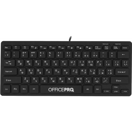 Купити Уцінка клавіатура OfficePro SK240 USB Black (Пошкоджено пакування, 761986) - ціна в Києві, Львові, Вінниці, Хмельницькому, Франківську, Україні | інтернет-магазин TELEMART.UA фото