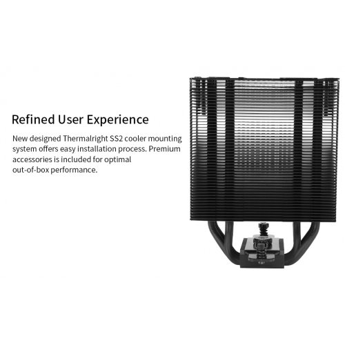 Кулер Thermalright Assassin Spirit 120 Evo Black купити з перевіркою сумісності: огляд, характеристики, ціна у Києві, Львові, Вінниці, Хмельницькому, Івано-Франківську, Україні | інтернет-магазин TELEMART.UA фото
