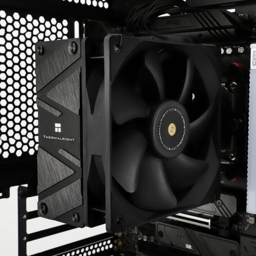 Кулер Thermalright Assassin Spirit 120 Evo Dark купити з перевіркою сумісності: огляд, характеристики, ціна у Києві, Львові, Вінниці, Хмельницькому, Івано-Франківську, Україні | інтернет-магазин TELEMART.UA фото