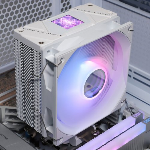 Купить Кулер Thermalright Assassin Spirit 120 Vision ARGB White с проверкой совместимости: обзор, характеристики, цена в Киеве, Днепре, Одессе, Харькове, Украине | интернет-магазин TELEMART.UA фото