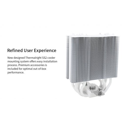 Купить Кулер Thermalright Assassin King 120 SE ARGB White с проверкой совместимости: обзор, характеристики, цена в Киеве, Днепре, Одессе, Харькове, Украине | интернет-магазин TELEMART.UA фото