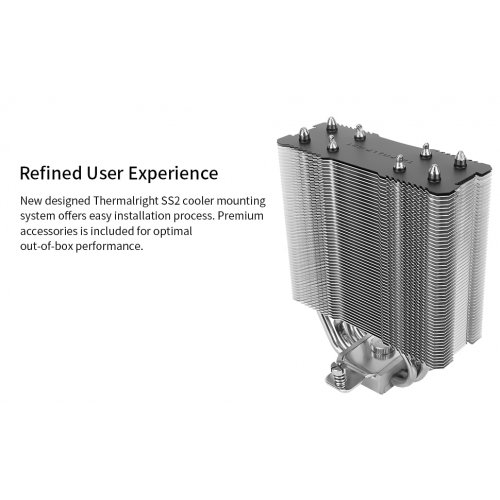 Кулер Thermalright Assassin X 120 V2 купити з перевіркою сумісності: огляд, характеристики, ціна у Києві, Львові, Вінниці, Хмельницькому, Івано-Франківську, Україні | інтернет-магазин TELEMART.UA фото