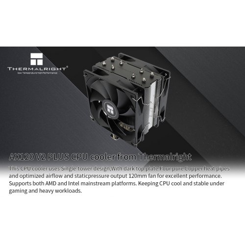 Кулер Thermalright Assassin X 120 V2 Plus купити з перевіркою сумісності: огляд, характеристики, ціна у Києві, Львові, Вінниці, Хмельницькому, Івано-Франківську, Україні | інтернет-магазин TELEMART.UA фото