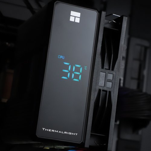 Купить Кулер Thermalright Assassin X 120 R Digital Black с проверкой совместимости: обзор, характеристики, цена в Киеве, Днепре, Одессе, Харькове, Украине | интернет-магазин TELEMART.UA фото