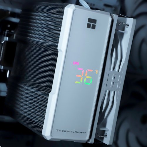 Купить Кулер Thermalright Assassin X 120 R Digital White с проверкой совместимости: обзор, характеристики, цена в Киеве, Днепре, Одессе, Харькове, Украине | интернет-магазин TELEMART.UA фото