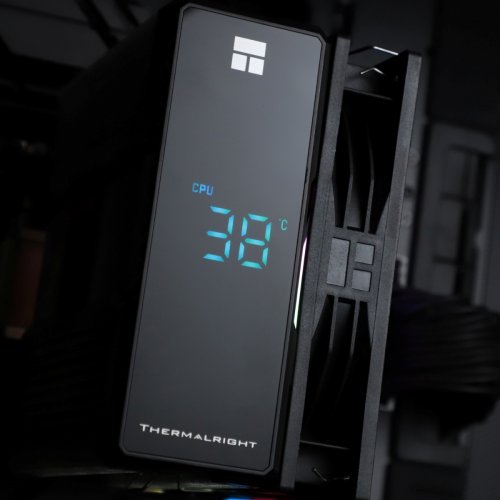 Кулер Thermalright Assassin X 120 R Digital ARGB Black купити з перевіркою сумісності: огляд, характеристики, ціна у Києві, Львові, Вінниці, Хмельницькому, Івано-Франківську, Україні | інтернет-магазин TELEMART.UA фото
