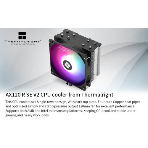 Кулер Thermalright Assassin X 120 Refined SE V2 купити з перевіркою сумісності: огляд, характеристики, ціна у Києві, Львові, Вінниці, Хмельницькому, Івано-Франківську, Україні | інтернет-магазин TELEMART.UA фото