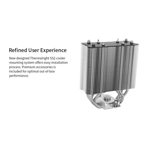 Кулер Thermalright Assassin X 120 Refined SE ARGB Black купити з перевіркою сумісності: огляд, характеристики, ціна у Києві, Львові, Вінниці, Хмельницькому, Івано-Франківську, Україні | інтернет-магазин TELEMART.UA фото
