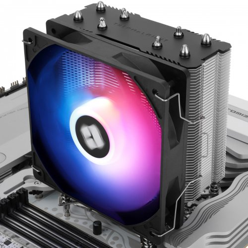 Кулер Thermalright Assassin X 120 Refined SE Argb LGA1700 Black купити з перевіркою сумісності: огляд, характеристики, ціна у Києві, Львові, Вінниці, Хмельницькому, Івано-Франківську, Україні | інтернет-магазин TELEMART.UA фото